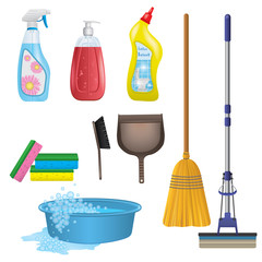 Cleaning Icons Set - 60787843