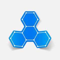 molecular structure, sticker