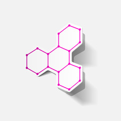 molecular structure, sticker