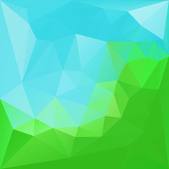 Natural green abstract Triangle Polygonal Background