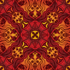 Огненный фон