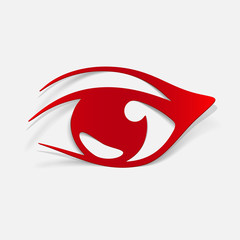 realistic design element: eye