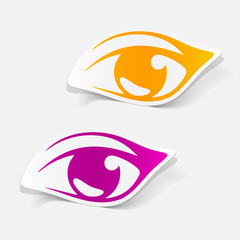 realistic design element: eye