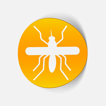 realistic design element: mosquito