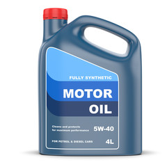 Motor oil canister