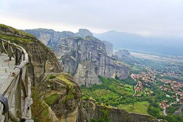 Obraz premium Big mountains in Meteora.