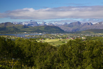 Fototapeta na wymiar Lofoten panorama