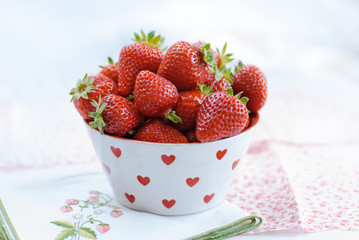 Fresh ripe strawberries