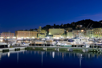 Fototapeta na wymiar The harbour of Santa Margherita