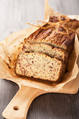 Homemade bread cake. Gluten-free