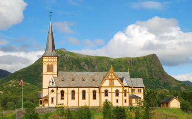 Church in Lofoten islands