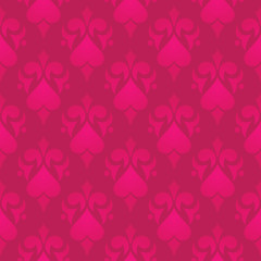 Seamless vintage wallpaper background for design.