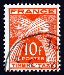 Postage stamp France 1947 Sheaves of Wheat