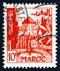 MOROCCO - CIRCA 1949 Garden, Meknes