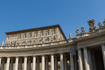 Fototapeta na wymiar Saint Peter's Square, Rome, Italy