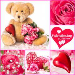 Valentinstag - Collage