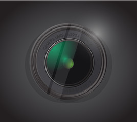 camera lens illustration design