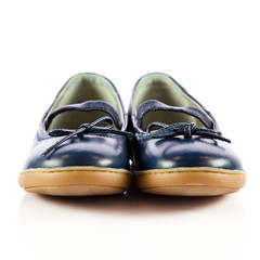 girl shoes isolated on white.