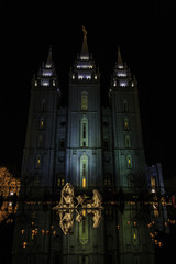 2012 Historic Temple Square in Salt Lake City during Christmas