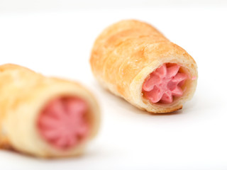 tube with cream on a white background. macro