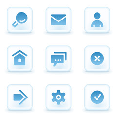 Basic web icons, winter buttons