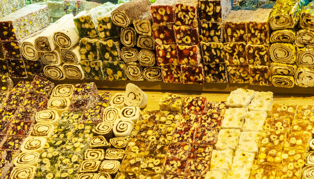 Turkish sweets at Grand Bazaar, Istanbul