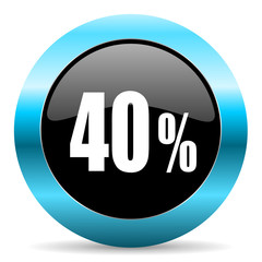40 percent icon