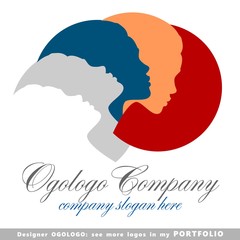 logo, face, elegance, female, woman