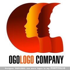 logo, face, elegance, female, woman