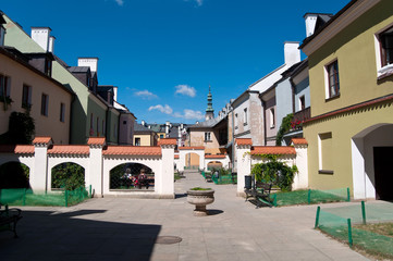 zamosc city small streets