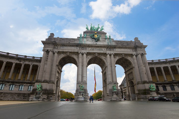 Fototapeta na wymiar Łuk Triumfalny w Brukseli