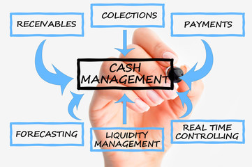 Cash flow management system - obrazy, fototapety, plakaty