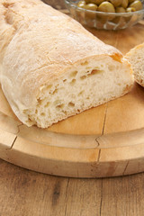 Italian Ciabatta bread