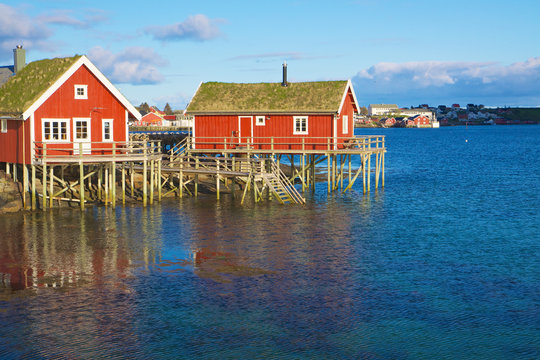 Norwegian fishing houses
