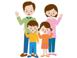 両親と子供
