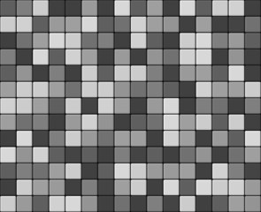 Gray smooth tiles mosaic