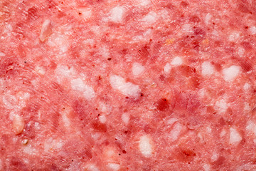 background of sausage. macro
