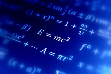 Einstein formula of relativity - obrazy, fototapety, plakaty