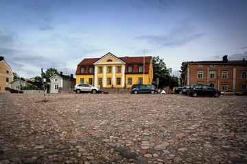 Fototapeta na wymiar Houses Poorvo , Finland