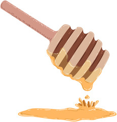 Stick Dripping With Honey