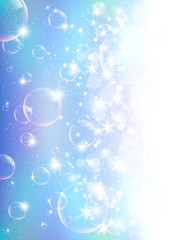 空　シャボン玉　背景