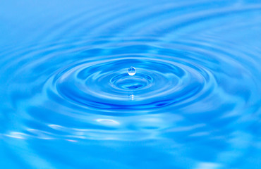 a drop of water. macro