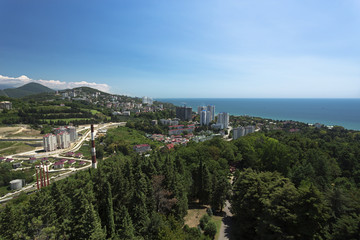 Fototapeta na wymiar Cityscape of Sochi