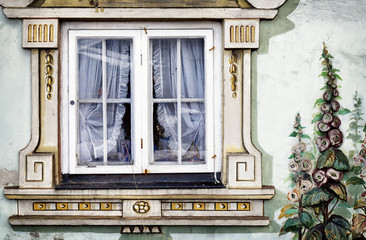 bavarian window - mural