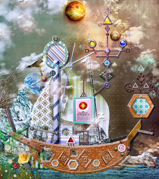 Fantastic ship