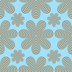 seamless pattern of abstract flowers.abstract background.floral