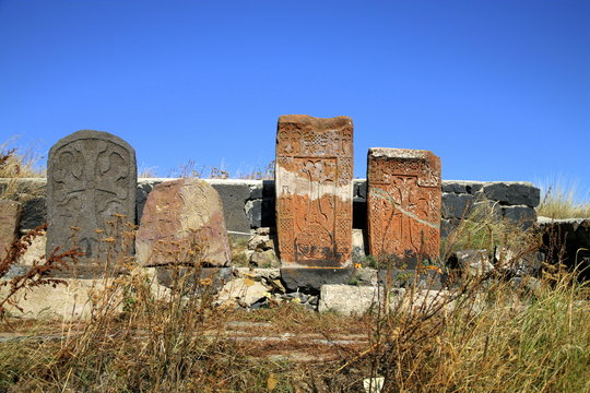 Armenia Sevan sevanavank monastery Khatchkars 202k1866