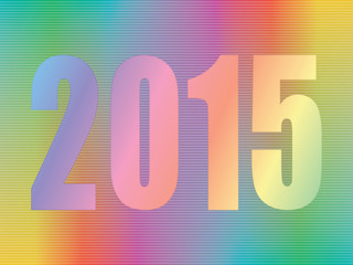 year 2015 over spectrum background