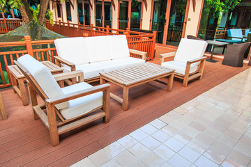 Sofa lounge area