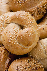 Different Breads and Rolls from Bakery